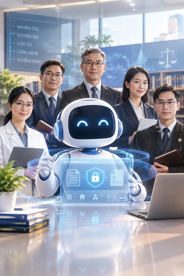Minh họa AI hỗ trợ làm hồ sơ Nhà ở Xã hội